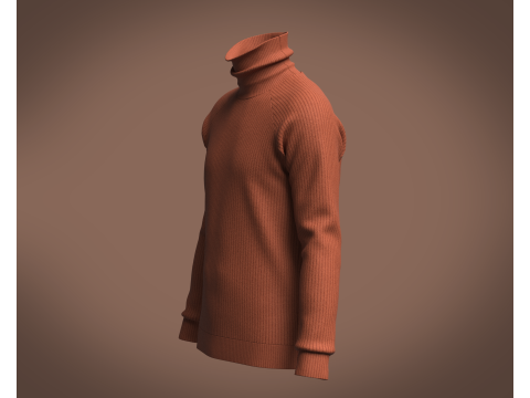 Men Sweater 3D Model