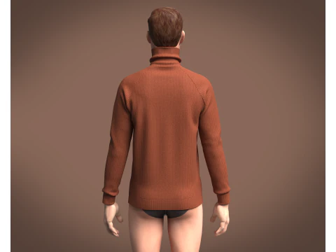 Men Sweater 3D Model