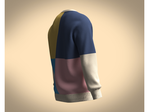 Men Sweatshirt Multi Color - V2 3D Model
