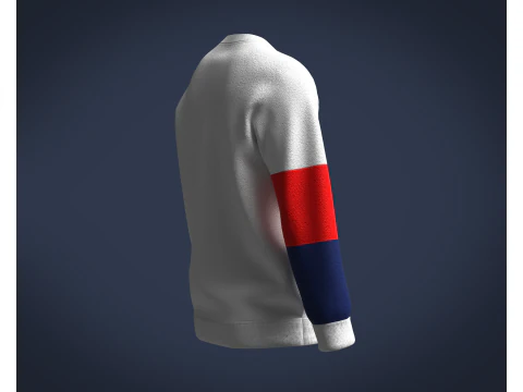 Men Sweatshirt Multi Color 3D Model