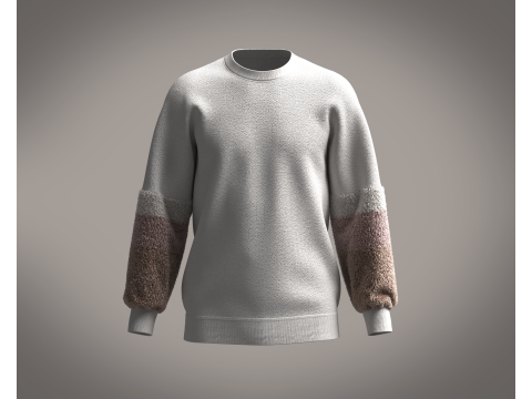 Men Sweatshirts 3D Model