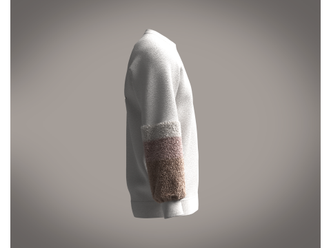 Men Sweatshirts 3D-Modell