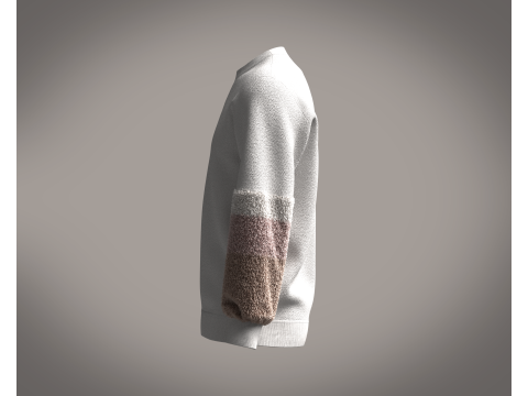 Men Sweatshirts 3D-Modell