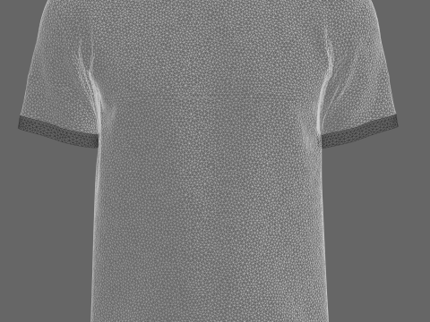 Men Stripe T-Shirt 3Dモデル