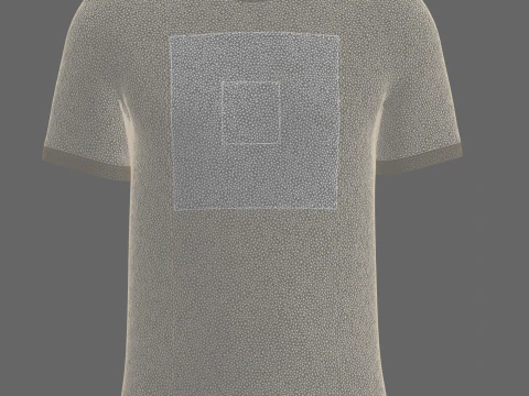Camiseta masculina Modelo 3D