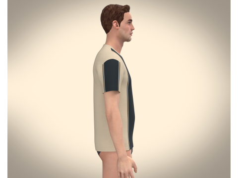 Men Tshirt 3Dモデル