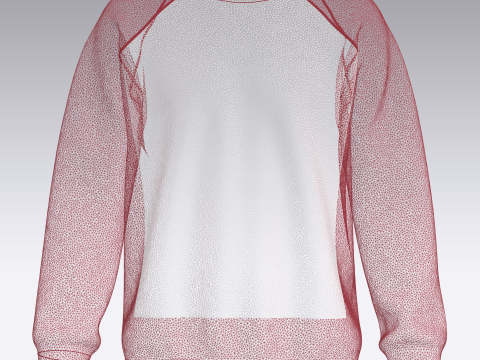 Men Sweatshirt - Script Slogan Lettering 3D Model