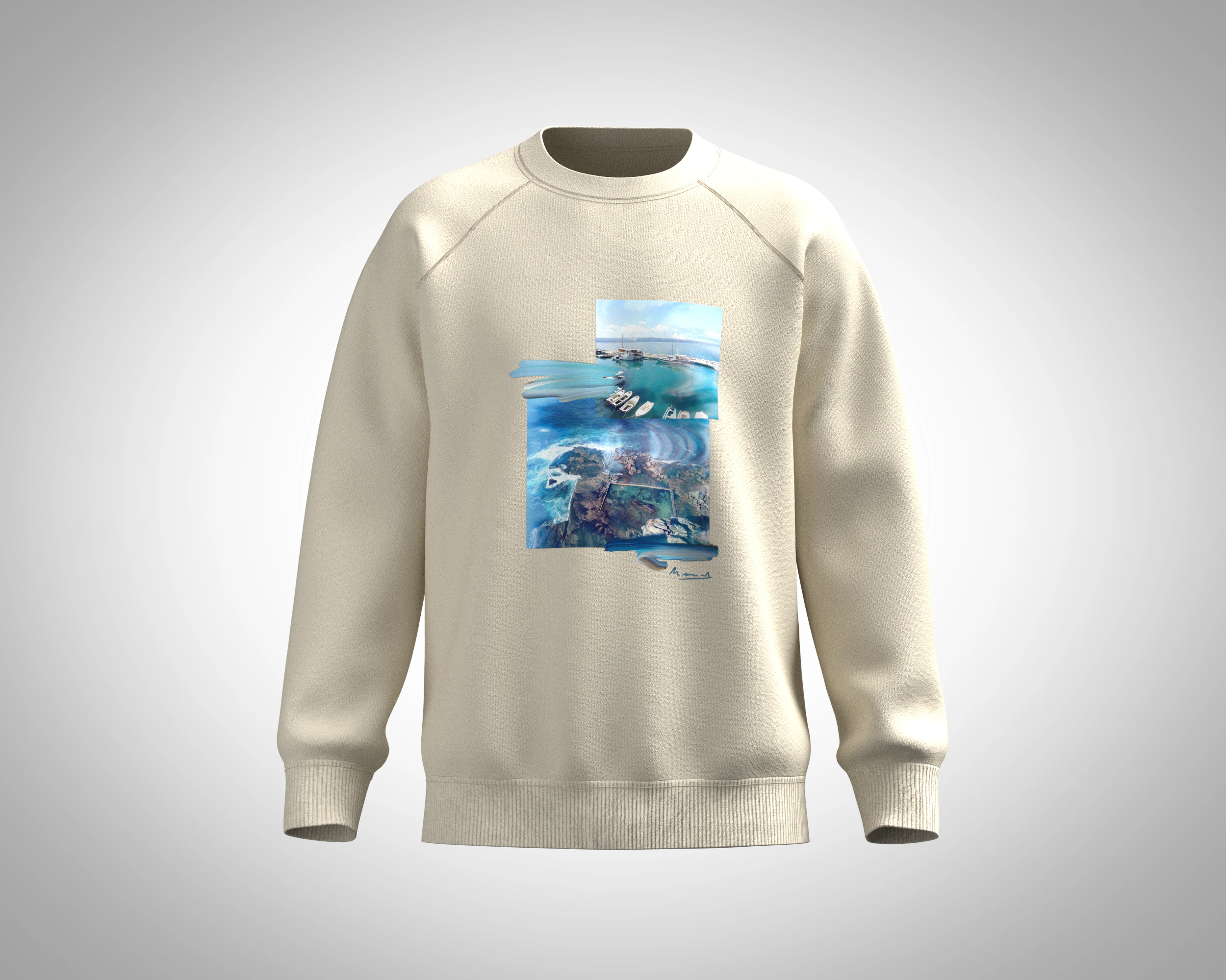Men Sweatshirt - Photoprint 3D Model .c4d .max .obj .3ds .fbx .stl .blend 