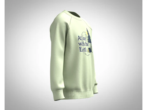 Men Sweatshirt - Outdoor Graphic 3D Model
