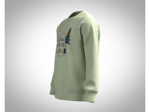 Men Sweatshirt - Outdoor Graphic 3D Model