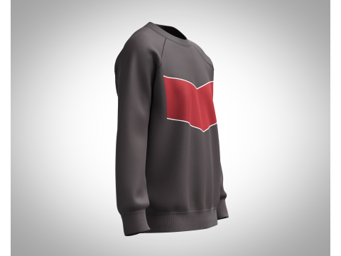Men Ski Sweatshirt 3D Model