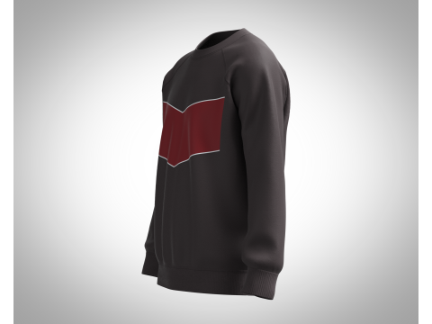 Men Ski Sweatshirt 3D Model
