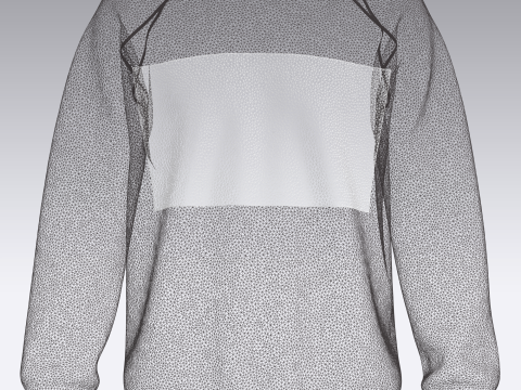 Men Ski Sweatshirt 3D Model