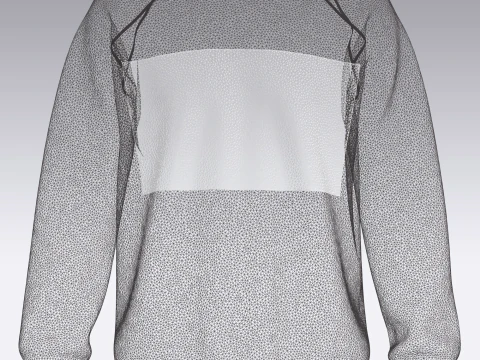 Men Ski Sweatshirt 3D Model