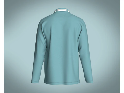 Men Tripping Coller Polo V2 3D Model