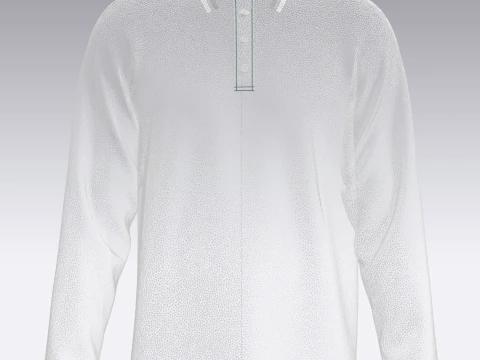 Men Tripping Coller Polo V2 3D Model