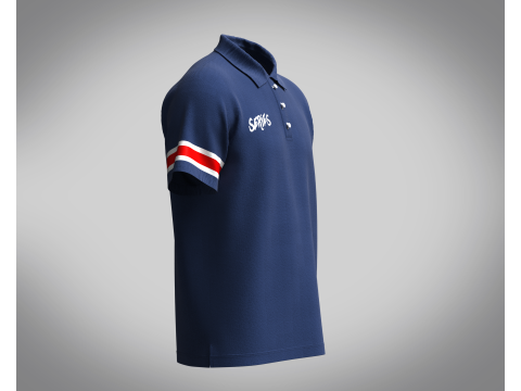 Polo Shirt - SERIES Modèle 3D