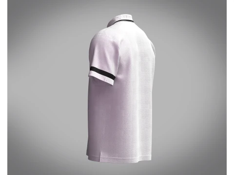 Camisa P&oacute;lo - OK COOL Modelo 3D