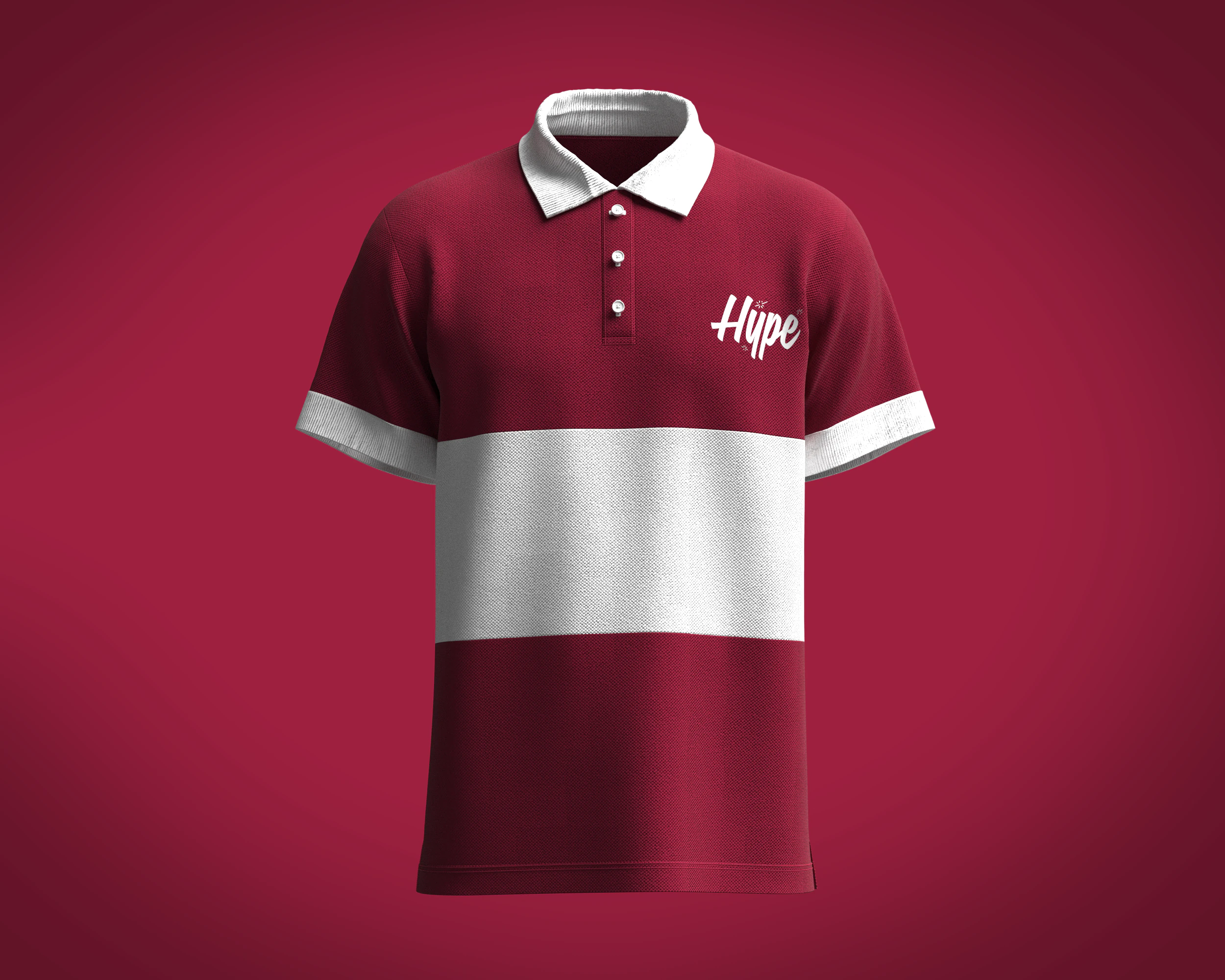 Polo Shirt - Hupe 3D Model .c4d .max .obj .3ds .fbx .stl .blend
