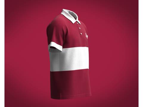 Polo Shirt - Hupe 3D 모델