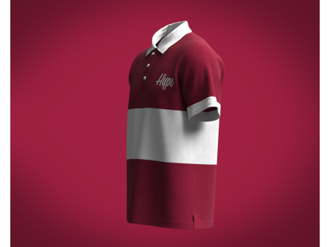 Polo Shirt - Hupe 3D 모델