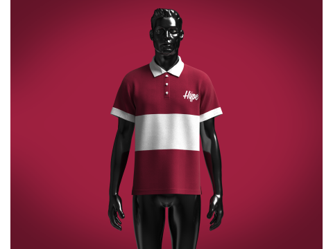 Polo Shirt - Hupe 3D 모델