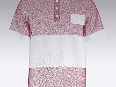 Polo Shirt - Hupe 3D 모델