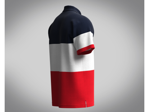 Polo Shirt - Contrast Color 3D Model