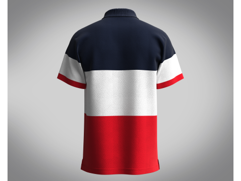 Polo Shirt - Contrast Color 3D Model