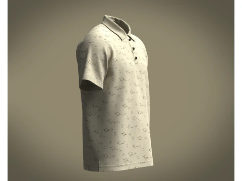Polo Shirt - AOP 3D Model