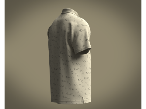 Polo Shirt - AOP 3D Model