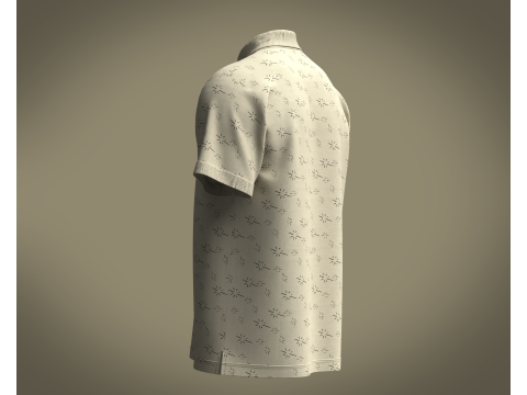 Polo Shirt - AOP 3D Model