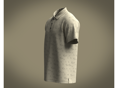 Polo Shirt - AOP 3D Model