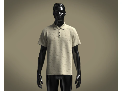 Polo Shirt - AOP 3D Model