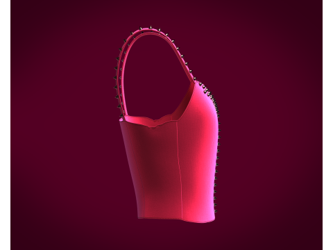 Pretty Bra Tops - Velvet 3D-Modell