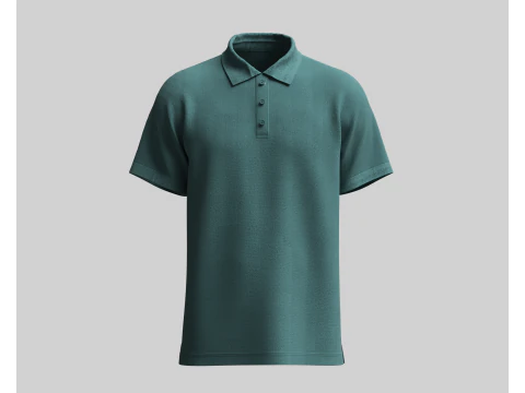 Polo - Pique Cotton 3D Model
