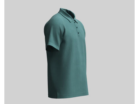 Polo - Pique Cotton 3D Model