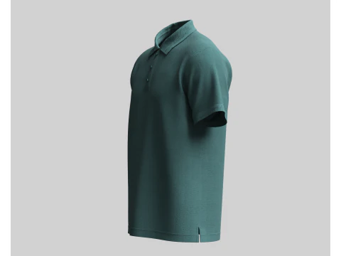Polo - Pique Cotton 3D Model