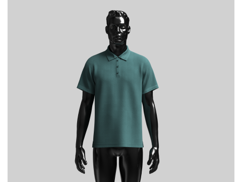 Polo - Pique Cotton 3D Модель