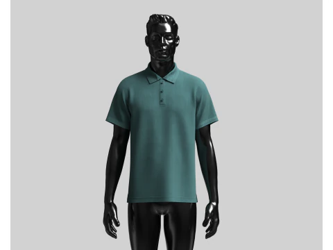 Polo - Pique Cotton 3D Model