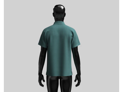 Polo - Pique Cotton 3D Model