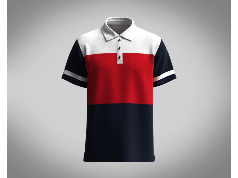 Polo - Contrast Color 3D Модель