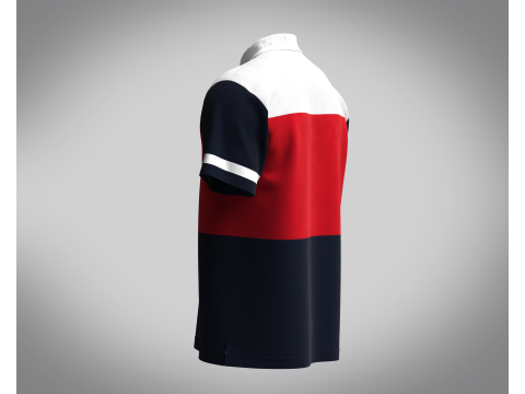 Polo - Contrast Color 3D Model