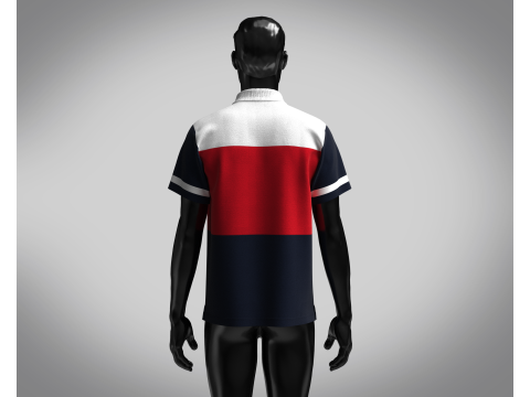 Polo - Contrast Color 3D Model
