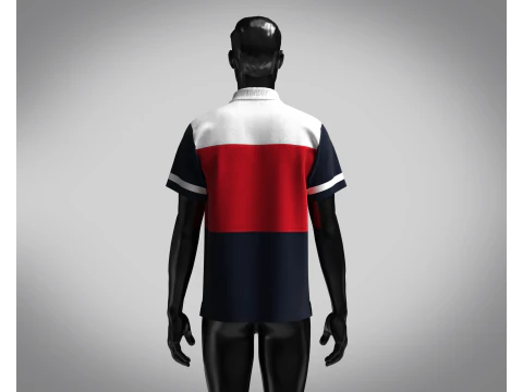 Polo - Contrast Color 3D Model