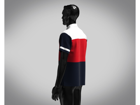 Polo - Contrast Color 3D Model