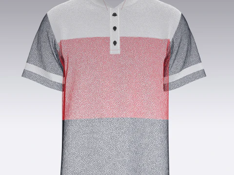 Polo - Contrast Color 3D Model