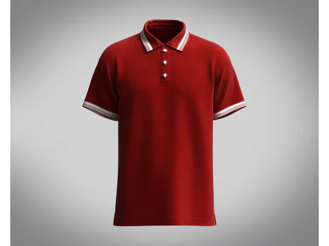 Polo - Gola Tripla Modelo 3D