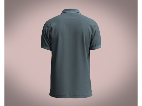 Men Polo Shirt Modelo 3D