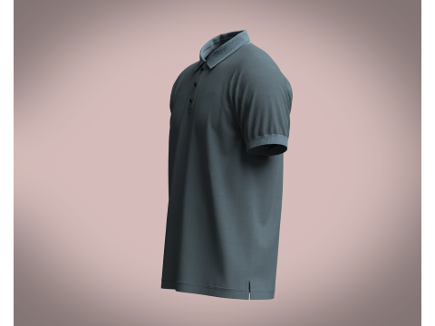 Men Polo Shirt Modelo 3D